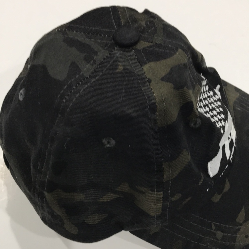I will not comply Rifle Weapon Cap Hat Mens. Black, tan (Camouflage) - Picture 4 of 7